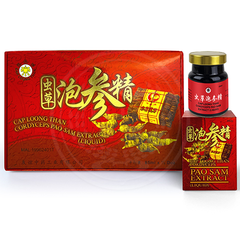 Cap Loong Than Cordyceps Pao-Sam Extract 龙鼎 虫草泡参精